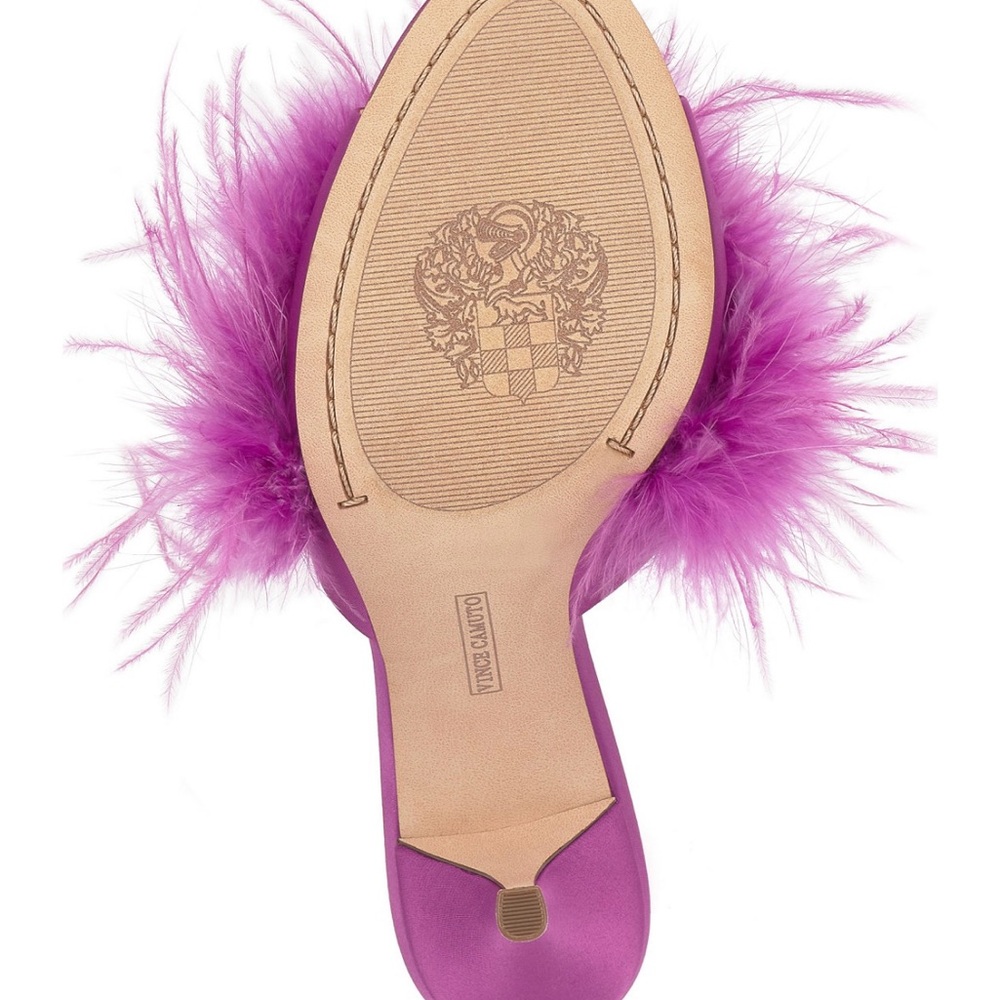 Vince Camuto Women's Paelly High-Heel Feathered Dress Sandals - Picture 5 of 5